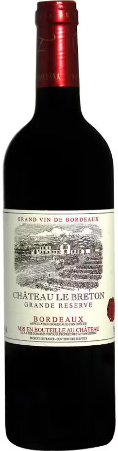 Château le Breton Grand Reserve Bordeaux 2019 Cheap