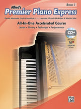 Alfred s Premier Express:  Book 1 (w  CD & Software) - Piano Method Supply