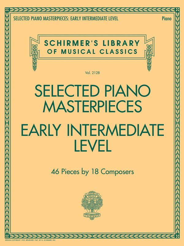 Various - Selected Piano Masterpieces, Early Intermediate Level - Piano Solo Discount