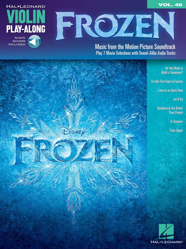 Hal Leonard Violin Play-Along, Vol. 48: Frozen (w Audio Access) - Violin Solo Online now