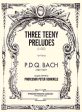 Bach, P.D.Q. – Three Teeny Preludes – Piano Online now