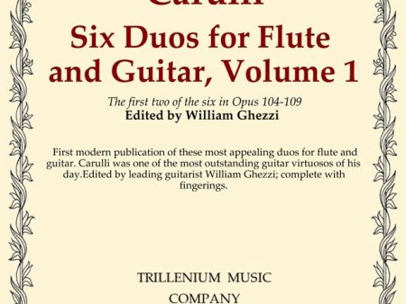 Carulli, ed. Ghezzi - Six Duos, Vol. 1: Ops. 104 and 105 - Guitar and Flute (Violin) Fashion