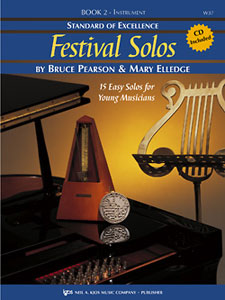 Standard of Excellence: Festival Solos, Book 2 (w CD) - Eb Baritone Saxophone Discount