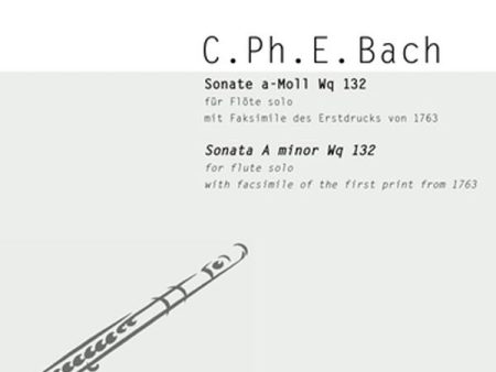 Bach, CPE - Sonata in A Minor (w facsimile) - Flute Hot on Sale