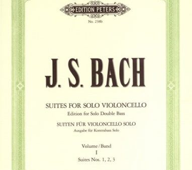 Bach, tr. Sterling - Six Suites for Solo Violoncello, Vol. 1, Nos. 1-3 - Contrabass Supply