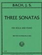 Bach, eds. Katims and Siki - Three Sonatas - Viola and Piano Discount