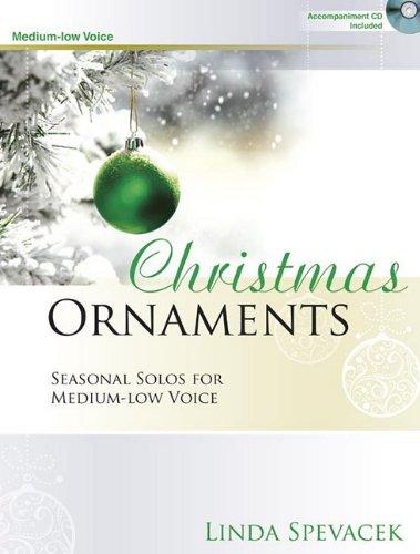 Spevacek, arr. - Christmas Ornaments (w CD) - Medium Low Voice and Piano Hot on Sale