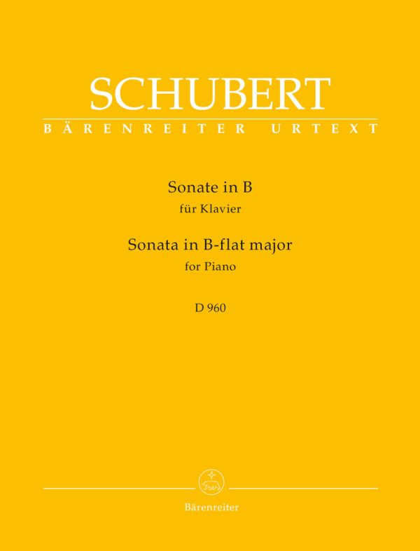 Schubert - Sonata in Bb Major, D. 960 - Piano Solo Discount