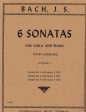 Bach, eds. David and Hermann - Six Sonatas, Vol. 1 - Viola and Piano For Cheap