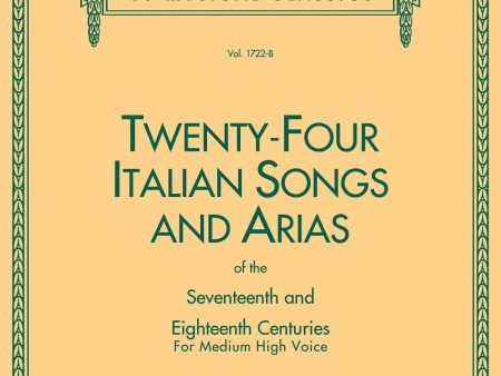 Various - 24 Italian Songs and Arias of the 17th and 18th Centuries (w Audio Access) - Medium High Voice and Piano Sale