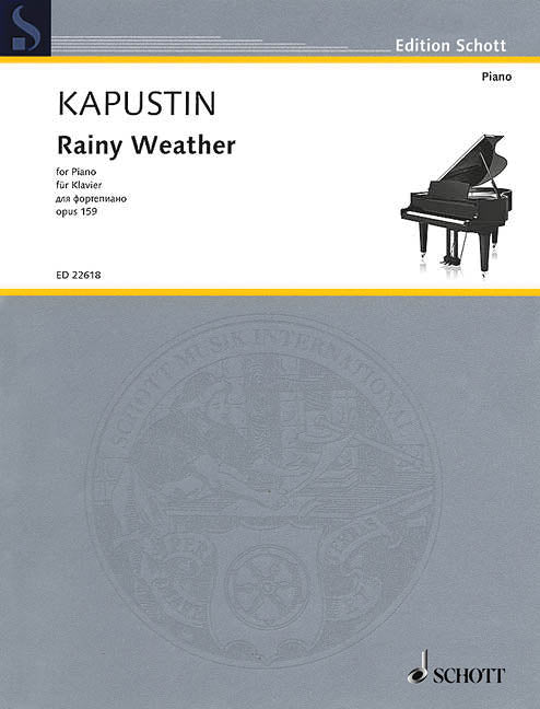 Kapustin - Rainy Weather, Op. 159 - Piano Solo Online Sale