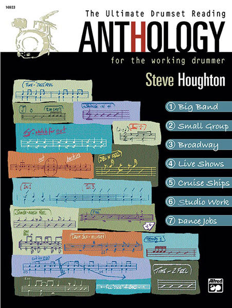 Houghton - The Ultimate Drumset Reading Anthology for the Working Drummer (w CD) - Percussion Method on Sale