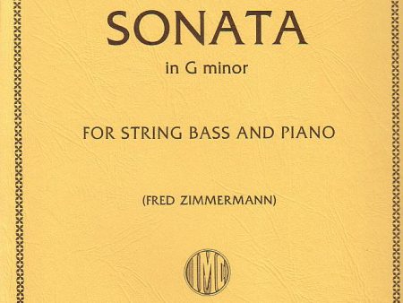 Eccles, ed. Zimmermann - Sonata in G Minor - Bass and Piano Supply