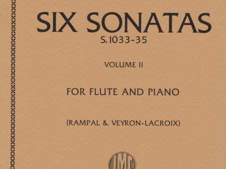 Bach, eds. Rampal and Veyron-LaCroix - 6 Sonatas, Vol. 2: S.1033-35 - Flute and Piano Online Hot Sale