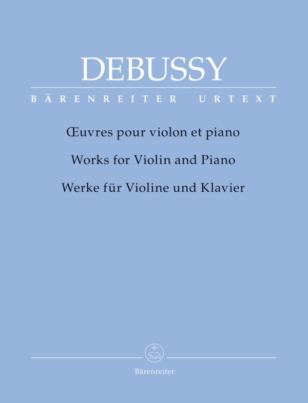 Debussy - Works for Violin and Piano - Violin and Piano on Sale