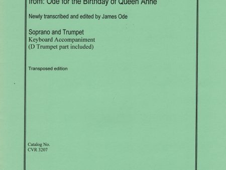 Handel, ed. Ode - Eternal Source of Light Divine from  Ode for the Birthday of Queen Anne  - Soprano Voice, Trumpet, and Piano Online Hot Sale