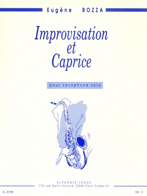 Bozza - Improvisation et Caprice - Saxophone Online Sale