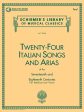 Various - 24 Italian Songs and Arias of the 17th and 18th Centuries (w Audio Access) - Medium Low Voice and Piano on Sale