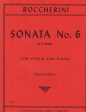 Boccherini, ed. Katims - Sonata No. 6 in A Major - Viola and Piano Cheap