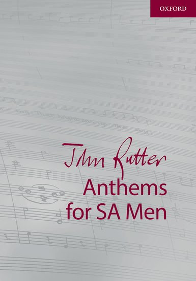 Rutter - Anthems for SA Men - Men s Choir and  Basso Online Hot Sale