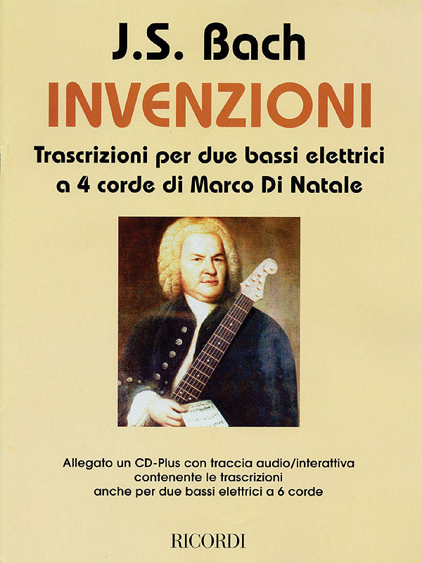 Bach - Inventions: Transcriptions for 2 Electric Basses (w CD) - Electric Bass on Sale