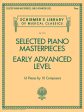 Various - Selected Piano Masterpieces, Early Advanced Level - Piano Solo Online Sale