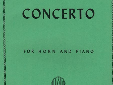 Arutunian - Concerto - Horn and Piano For Sale