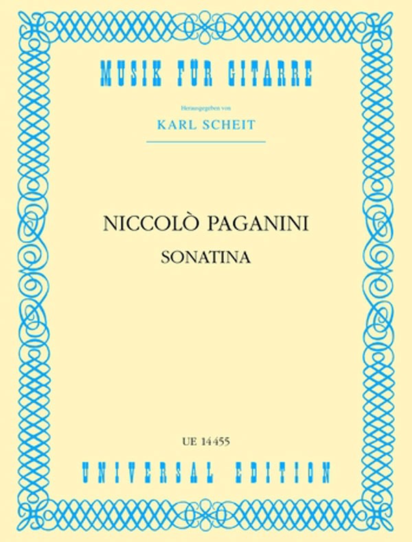 Paganini, ed. Scheit - Sonatina - Guitar Solo Supply