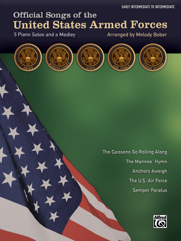 Bober, arr. - Official Songs of the United States Armed Forces - Intermediate Piano Solo Hot on Sale