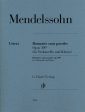 Mendelssohn - Romance Sans Paroles, Op. 109 - Cello and Piano Cheap