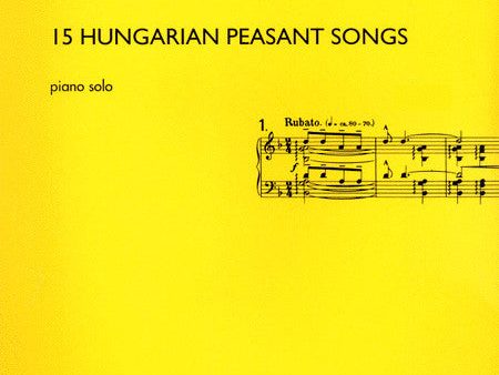 Bartok – 15 Hungarian Peasant Songs – Piano Fashion