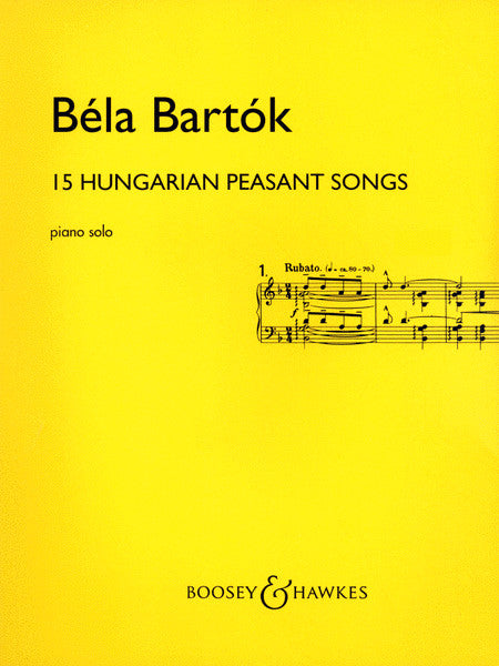 Bartok – 15 Hungarian Peasant Songs – Piano Fashion