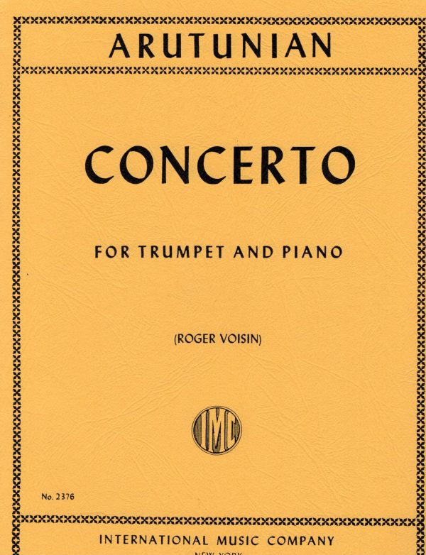 Arutunian - Concerto - Trumpet and Piano Online Sale