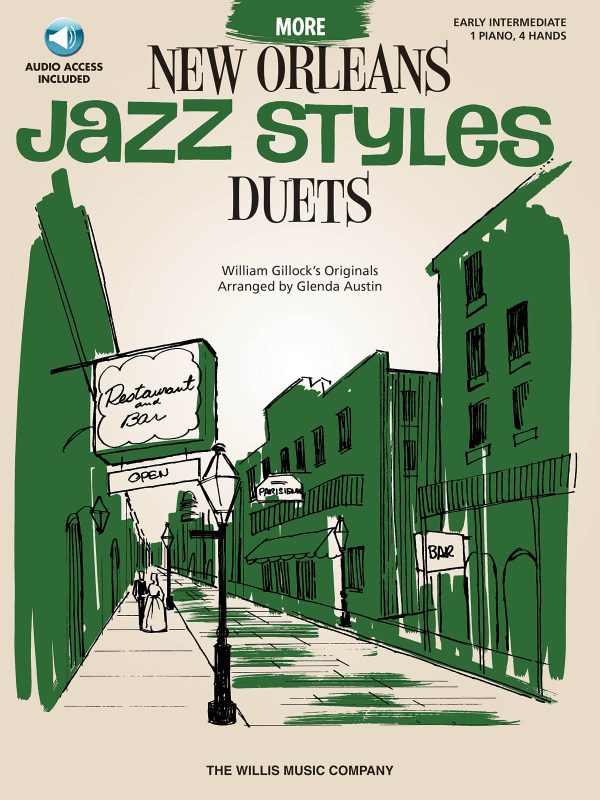 Gillock - More New Orleans Jazz Styles Duets (w  CD) - Piano, 4 Hands For Sale