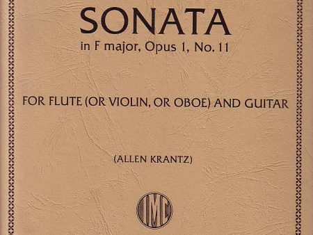 Handel, tr. Krantz - Sonata in F Major, Op. 1 11 - Flute (Violin) (Oboe) and Guitar Online