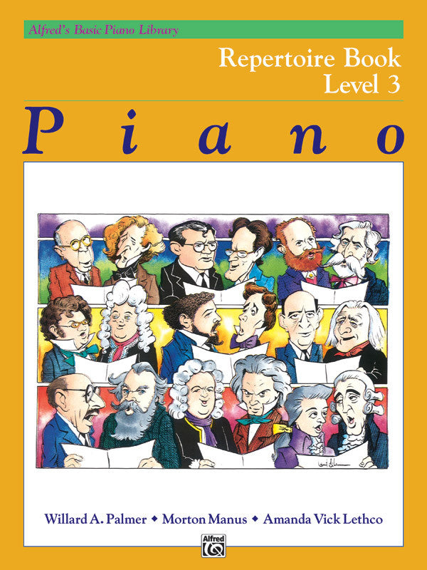 Alfred s Basic: Repertoire, Level 3 - Piano Method For Sale