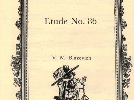 Blazevich, ed. Shuman - Etude No. 86 - Euphonium Method Fashion