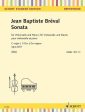 Breval, ed. Ellis - Sonata in C Major, Op. 40 1 - Easy Cello and Piano For Sale