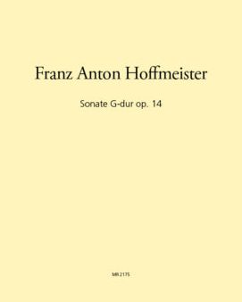 Hoffmeister - Sonata in G, Op. 14 - Flute and Piano For Cheap