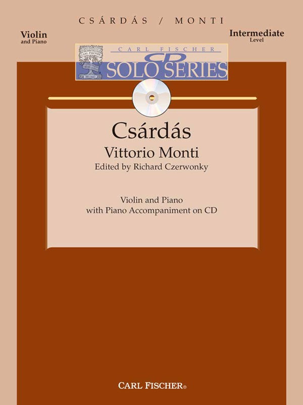 Monti - Csardas (w CD) - Violin and Piano For Cheap