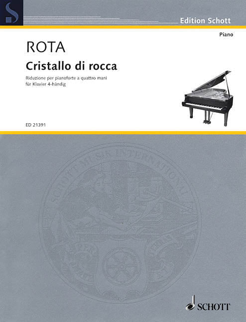 Rota - Cristallo di Rocca (Rock Crystal) - Piano 4 Hands For Cheap