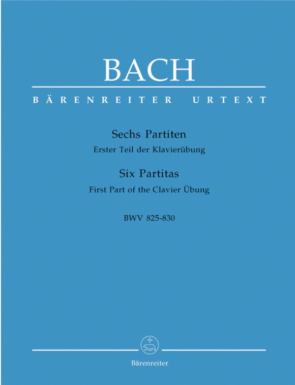 Bach – Six Partitas BWV 825-830 – Piano Hot on Sale