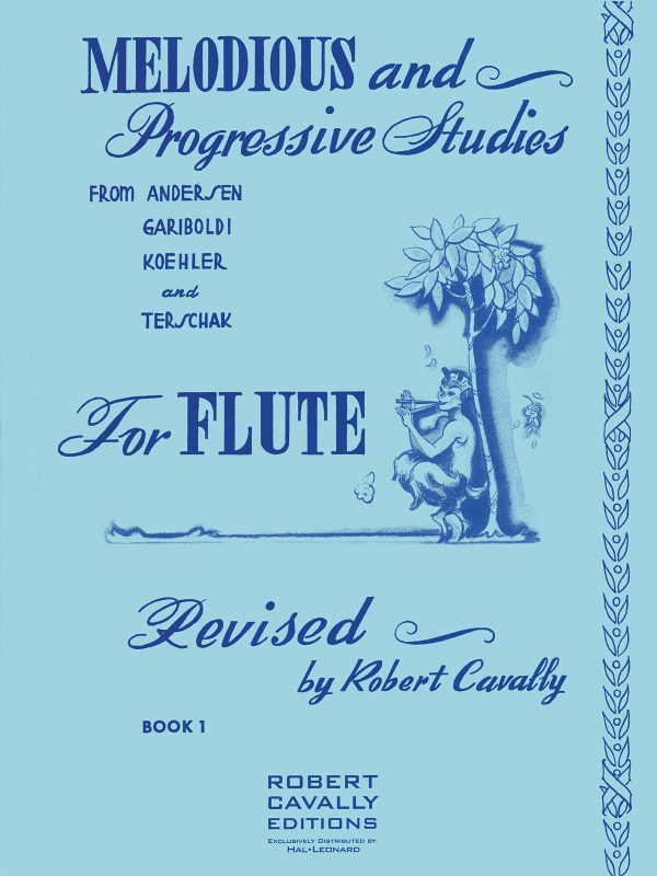 Cavally - Melodious and Progressive Studies for Flute, Book 1 - Flute Piccolo Method Online