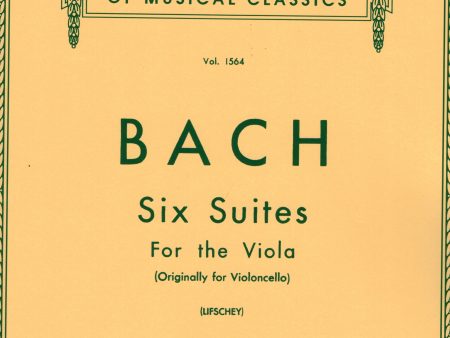 Bach, ed. Lifschey - 6 Suites for Cello transcibed for Viola - Viola Cheap