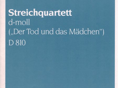 Schubert -  Death and the Maiden  String Quartet in D Minor, D. 810 - 2 Violins, Viola, and Cello on Sale