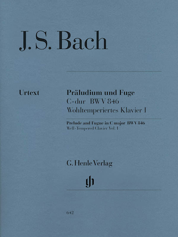 Bach – Prelude and Fugue in C Major, BWV 846 – Piano on Sale