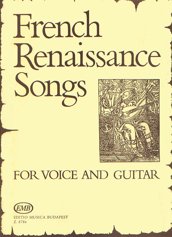 Various - French Renaissance Songs - Voice and Guitar Hot on Sale