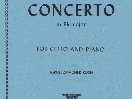 Boccherini, eds. Gruetzmacher and Rose - Concerto in B-flat  Major - Cello and Piano Sale