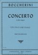 Boccherini, eds. Gruetzmacher and Rose - Concerto in B-flat  Major - Cello and Piano Sale