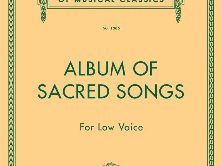 Various - Album of Sacred Songs - Low Voice Fashion